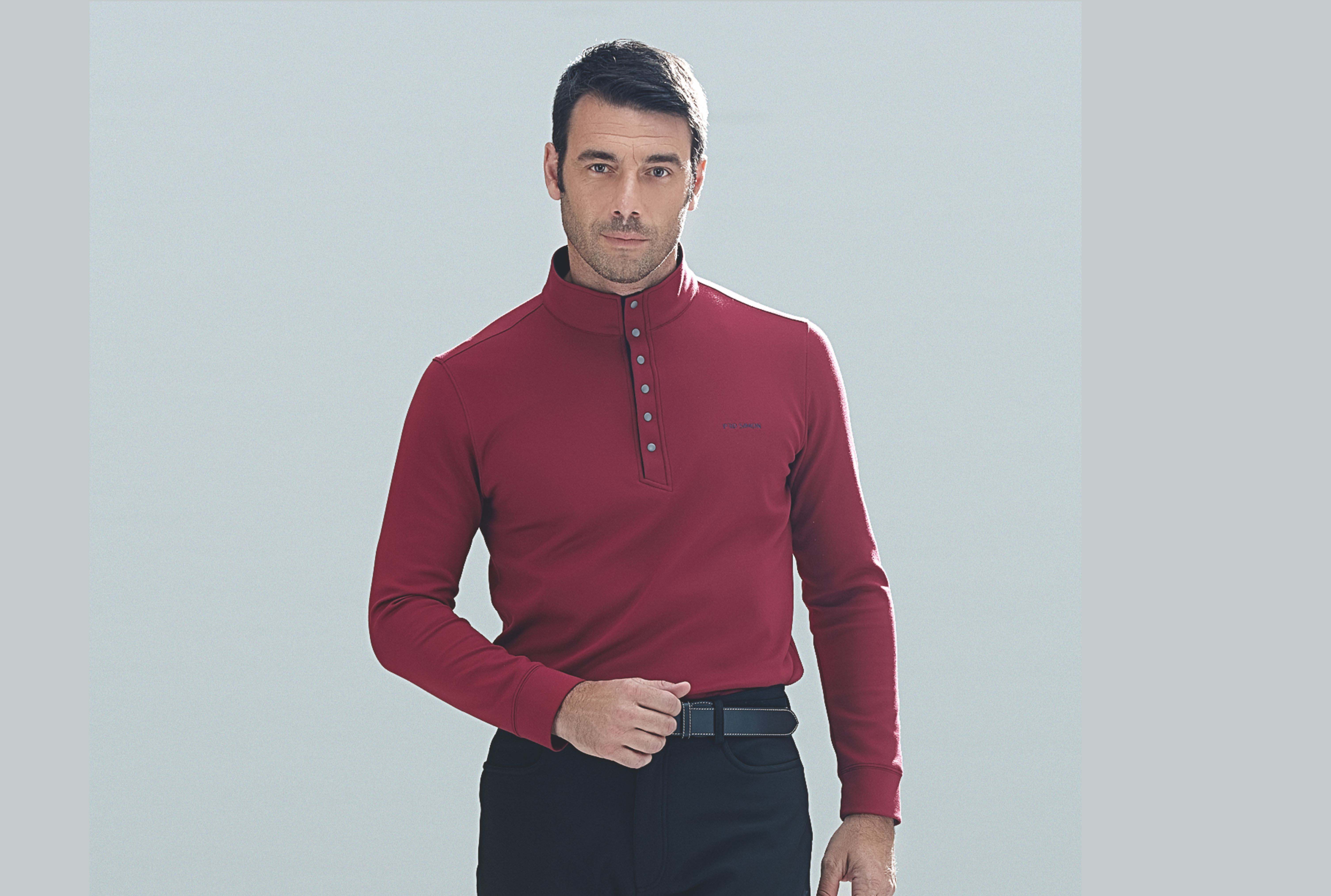 男款长袖polo衫13WPS303