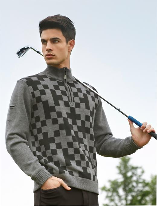 男款连帽羊毛套衫（12WPS510） 商品图0