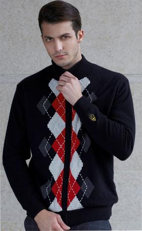 男款羊毛开衫（12WPS507）