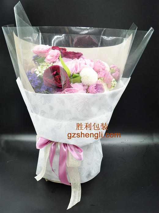 印花蚕丝纸-黑白 商品图0