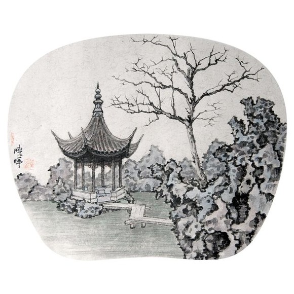 朱晓晖作品【狮子林写生】纸本