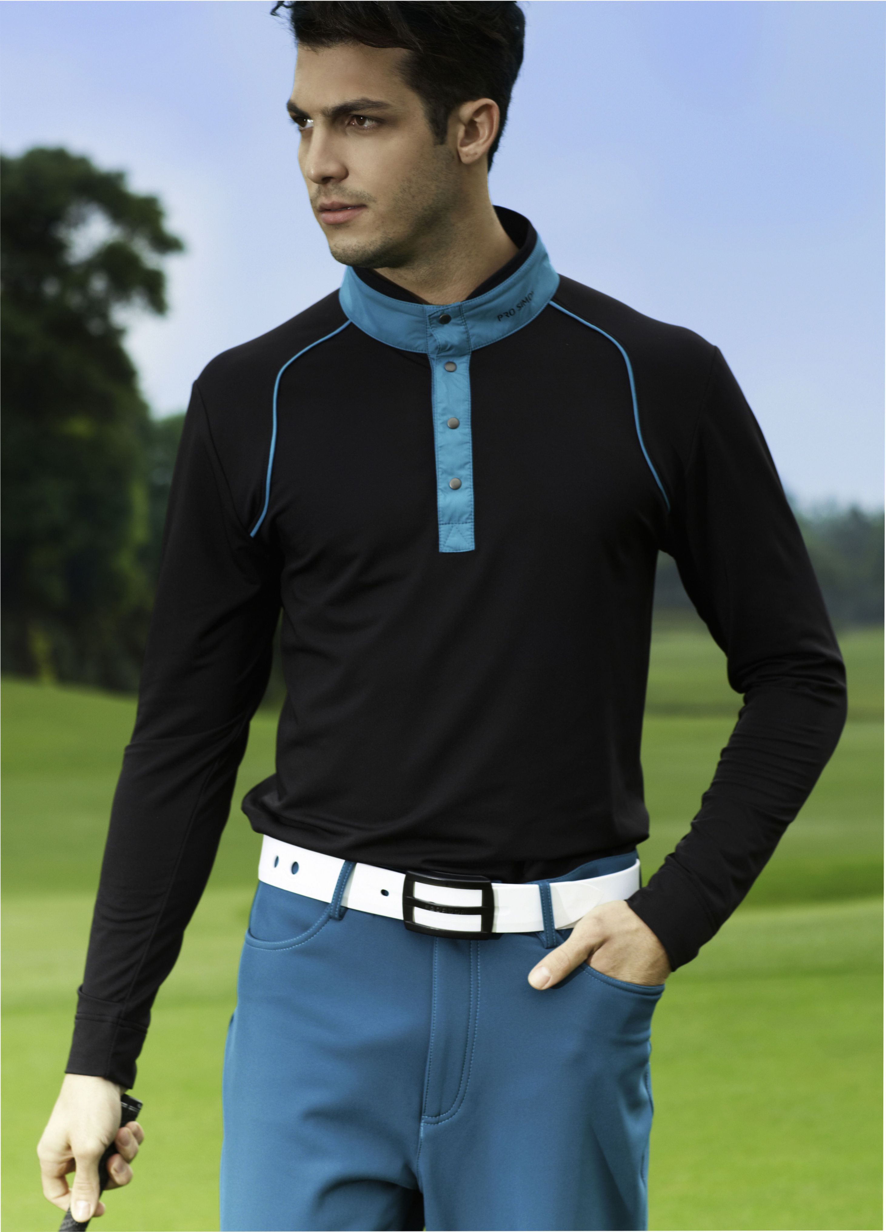 男款长袖Polo衫（12WPS011）