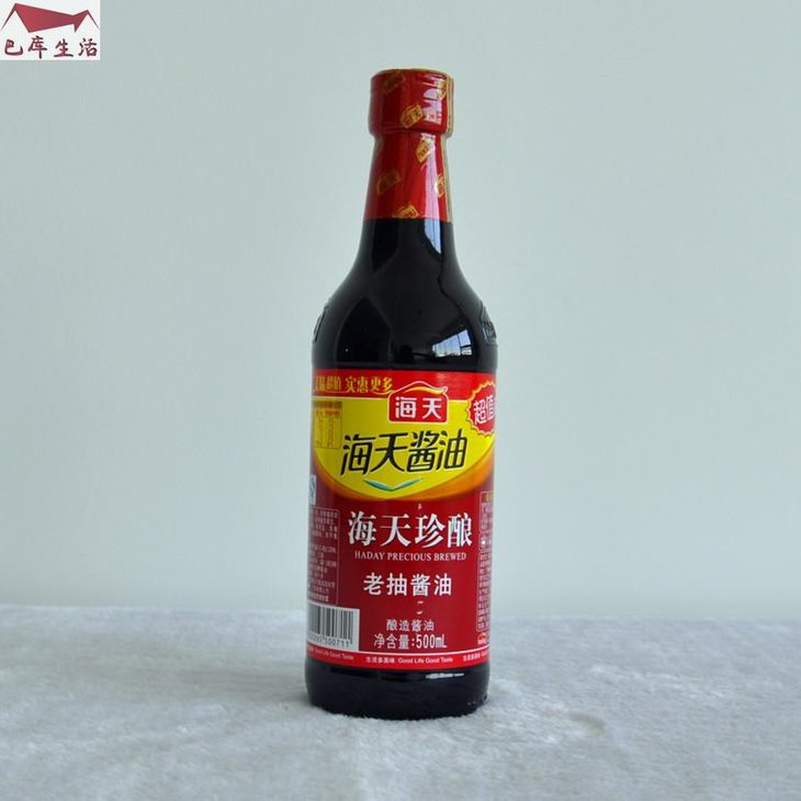 海天酱油珍酿酱油老抽500ml 1瓶