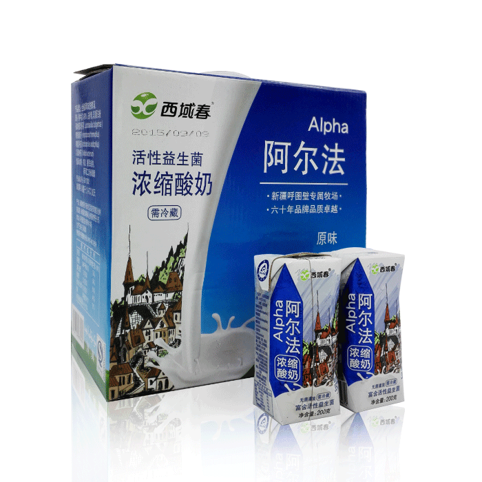 西域春阿尔法浓缩型酸奶