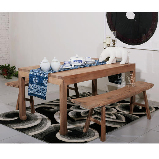 北欧实木餐桌 商品图1