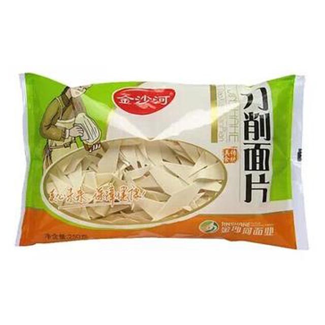 金沙河扁袋刀削面250g