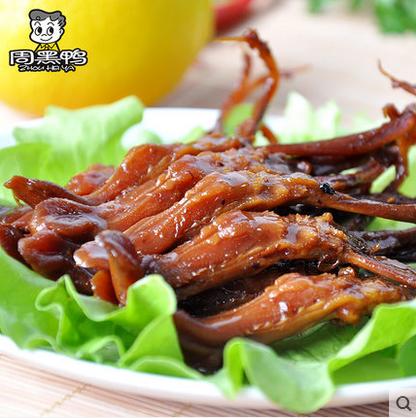 盒装卤鸭舌80g 武汉特产食品零食【步行街店】 商品图0