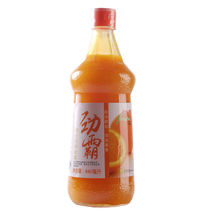 劲霸橙汁840ml(瓶)