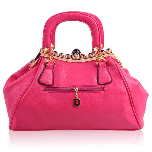 翘朵品牌 水钻玫瑰花朵包 包包 2015新款潮 女包 韩版时尚手提包 商品图1