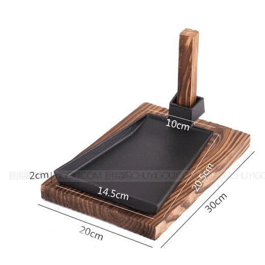 创意盛器A001 铸铁创意盘 创意餐具 商品图2