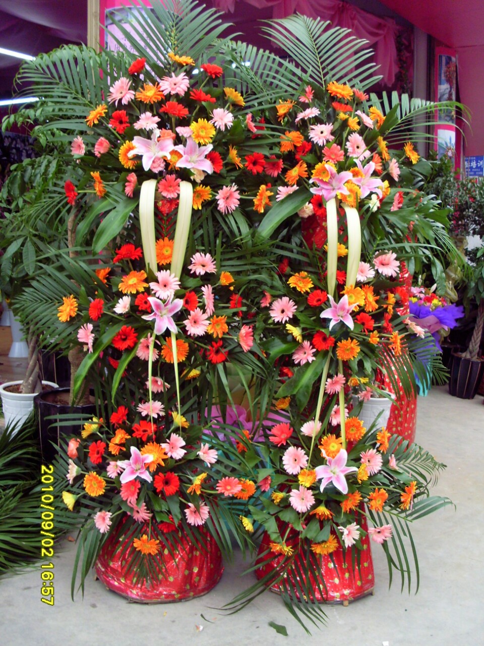 三层开业庆典花篮