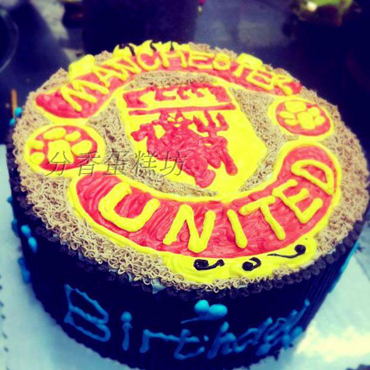 足球队 蛋糕|巴萨足球队标蛋糕-奶油霜转印