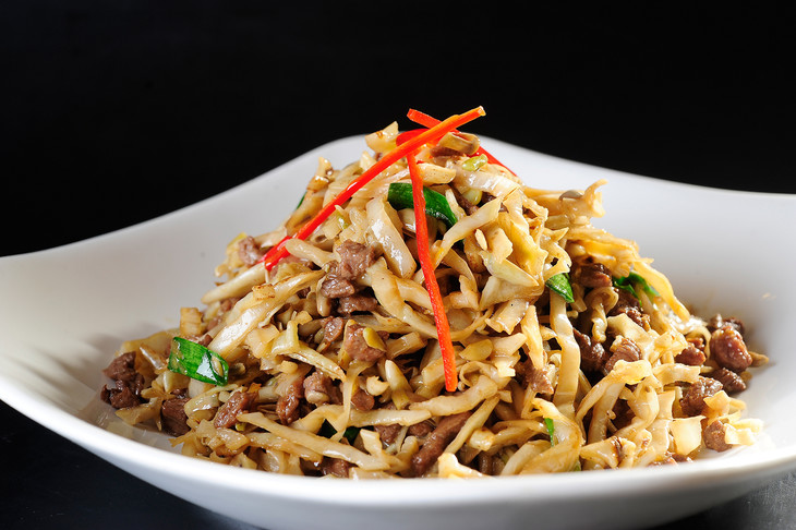 味型:牛肉嫩滑,扁豆丝口感脆,下饭喝酒首选.