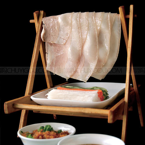 创意盛器竹架，创意出品效果，意境餐具 商品图2