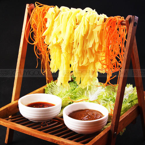 创意盛器竹架，创意出品效果，意境餐具 商品图4