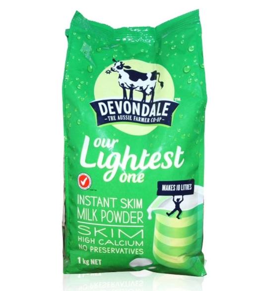 【每日必抢】澳洲原装进口德运Devondale 脱脂奶粉1kg/袋 商品图0