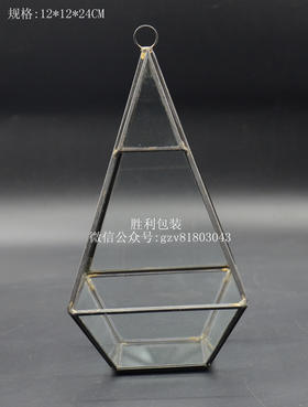 塔形玻璃罩（12*12*24CM）