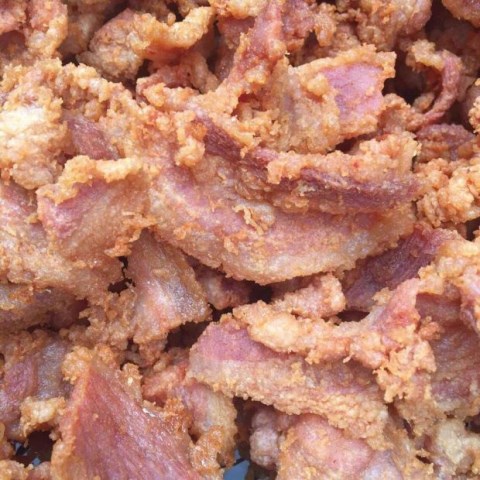 五花肉 温州农家特色小吃 纯手工油炸五花肉猪