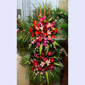 开业花篮丨双层开业花篮003