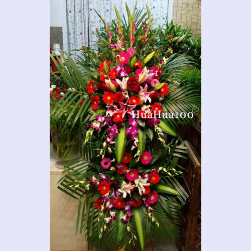 开业花篮丨双层开业花篮003 商品图0