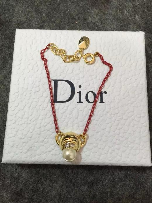 Dior迪奥 猴年本命年 生肖吉祥物 红绳手链 网上代购要3000多 SQT26578 商品图5