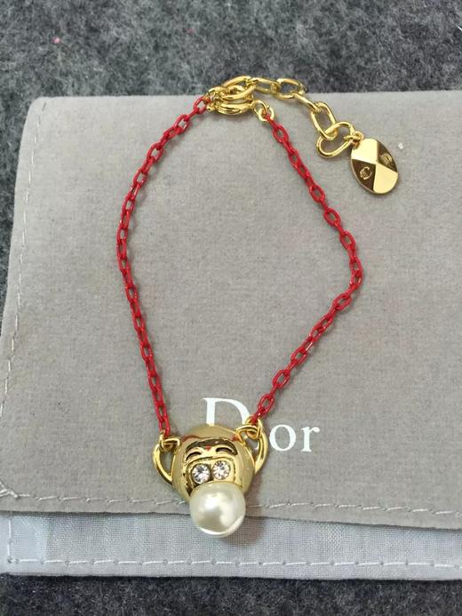 Dior迪奥 猴年本命年 生肖吉祥物 红绳手链 网上代购要3000多 SQT26578 商品图4