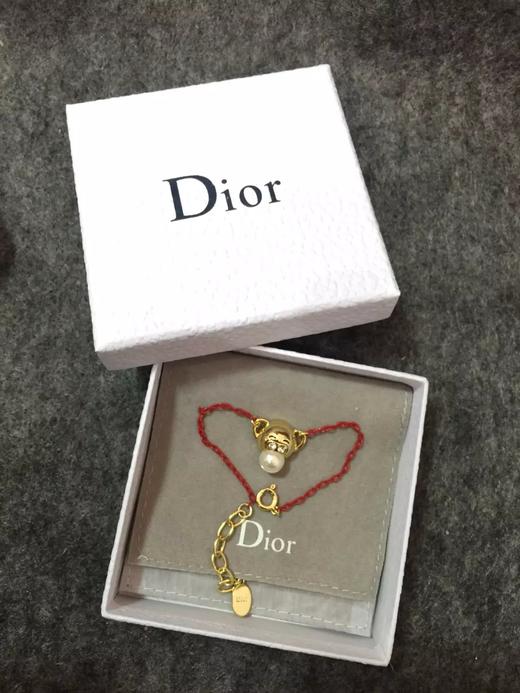 Dior迪奥 猴年本命年 生肖吉祥物 红绳手链 网上代购要3000多 SQT26578 商品图3