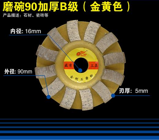 金钱豹磨碗 规格：80-90-100mm（常规型/加厚型） 商品图4