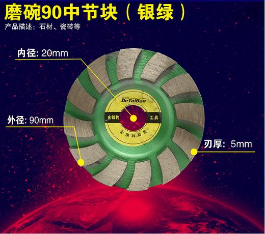 德太保 磨碗 规格：80mm~100mm 商品图2