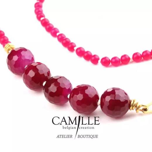 不对称宝石项链 商品图0