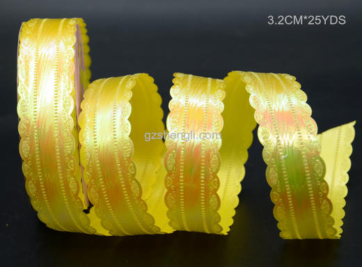 3.2cm花边彩虹膜带 商品图2