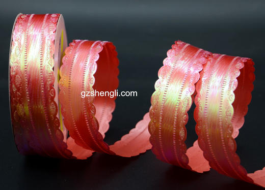 3.2cm花边彩虹膜带 商品图1