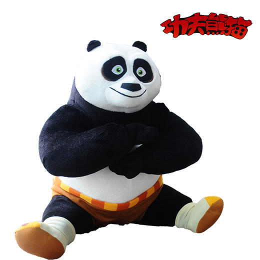 正版功夫熊猫 公仔玩具 阿宝 毛绒娃娃 商品图0