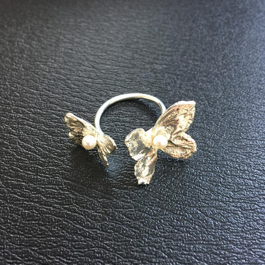 PAP12P银蝶飞舞戒指 商品图0