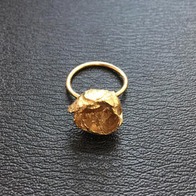 FLOW 16 金色月季戒指