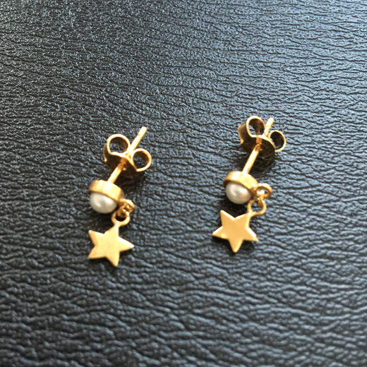 STAR 56s P 星星珍珠耳坠 商品图0