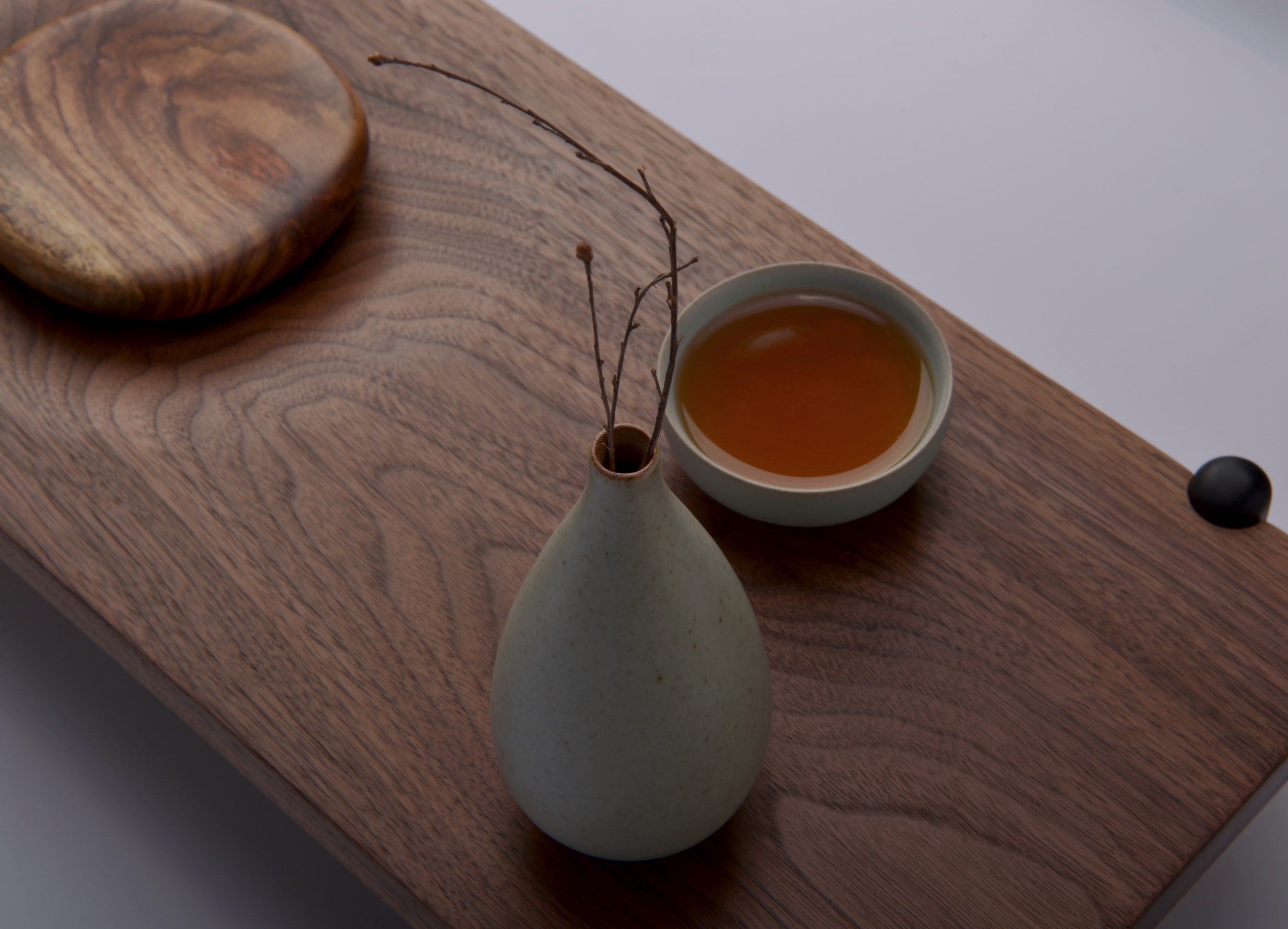 父作子述 丨 石头托盘 干泡台 壶承 丨 木作茶器