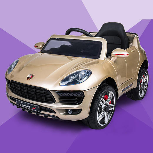 保时捷儿童电动摇控汽车 商品图3