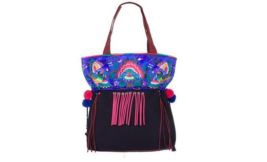 山谷居民品牌时尚苗绣单肩包/手提包 - 阿朵 商品图0