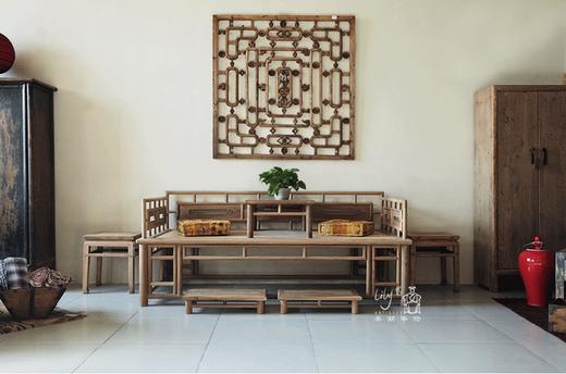 中式实木罗汉床+炕桌（套2） 商品图2