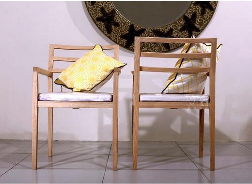 水曲柳餐椅 休闲椅 商品图2