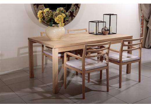 简约现代实木餐桌 商品图2