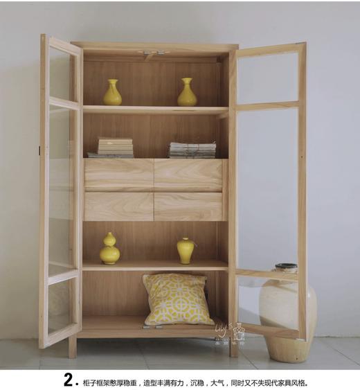 内四屉玻璃柜  书架 商品图3