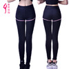 跑步健身运动裤 锦纶假两件长裤显瘦瑜伽裤紧身裤女X06026 商品缩略图3