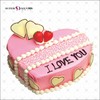 I LOVE YOU  浪漫蛋糕 情侣个性蛋糕 商品缩略图0