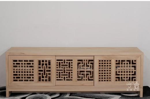 水曲柳三门花格柜 商品图4