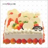 蜜恋城堡  草莓方形生日蛋糕 商品缩略图0