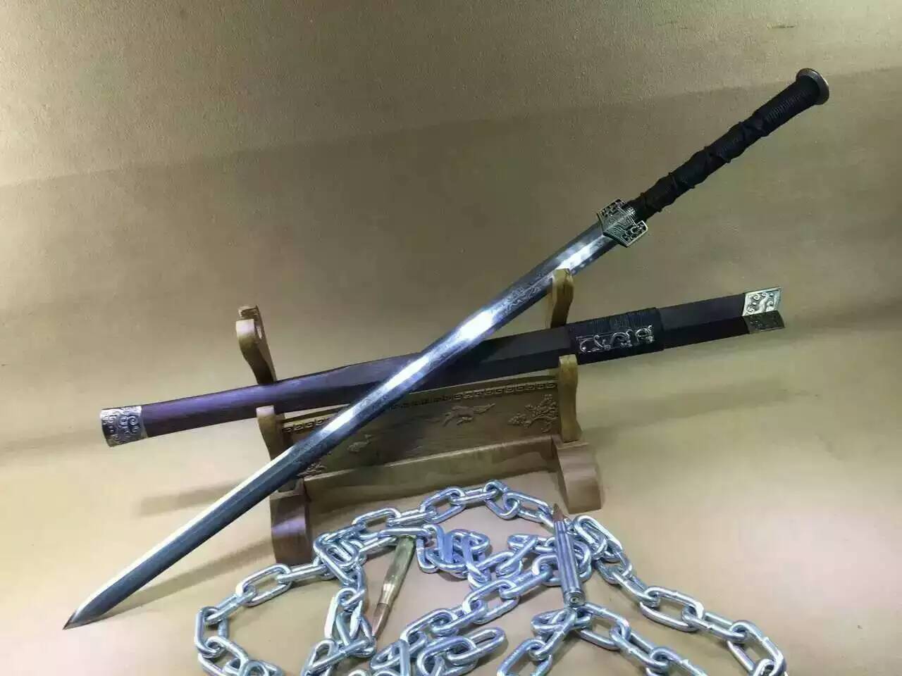 八面花纹钢汉剑 - 木南堂