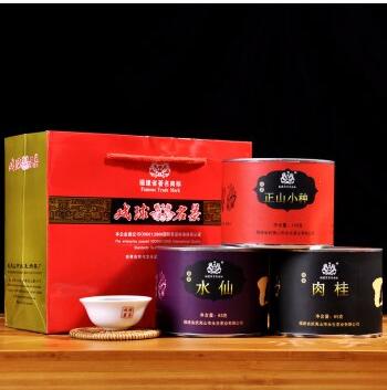 武夷岩茶+武夷红茶 圆罐组合装 共230g 商品图0