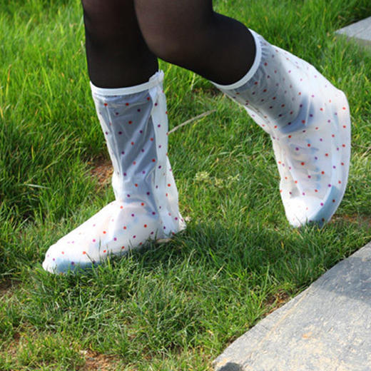 【服饰鞋包】时尚防雨鞋套男女加厚防滑牛筋底雨鞋防水鞋套 雨天雨靴套 商品图2